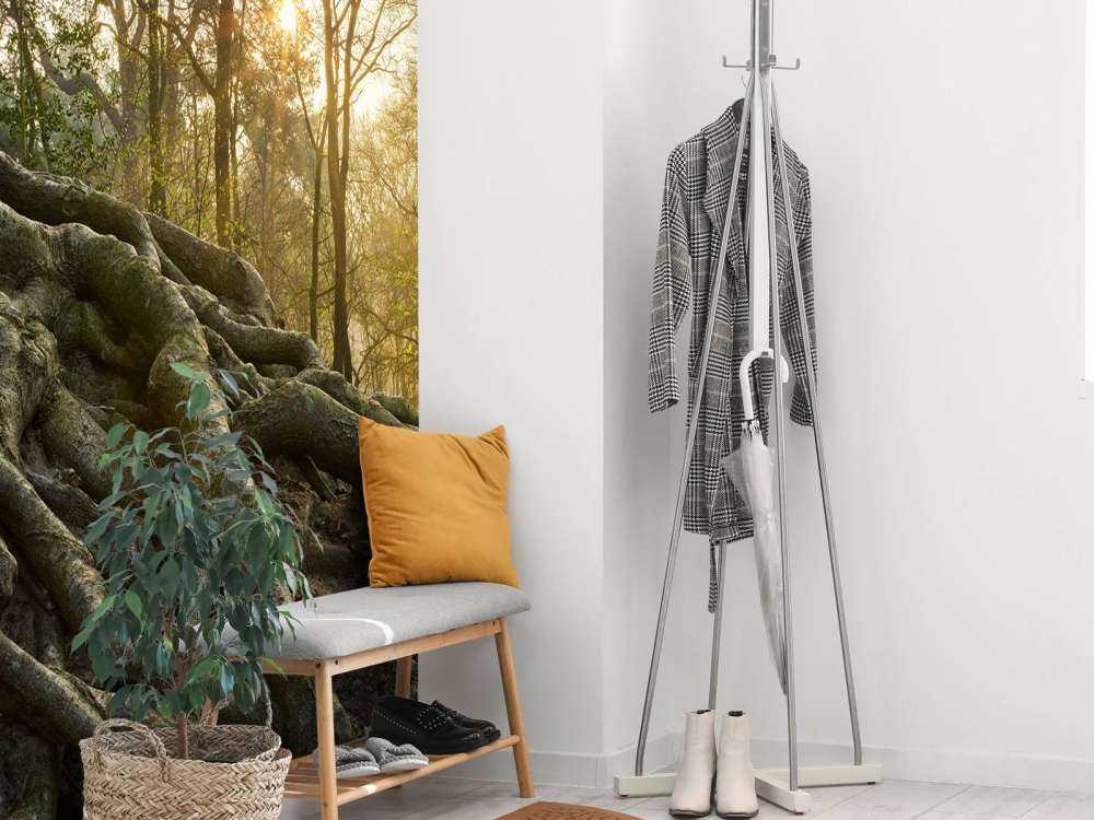 Trerøtter over bakken