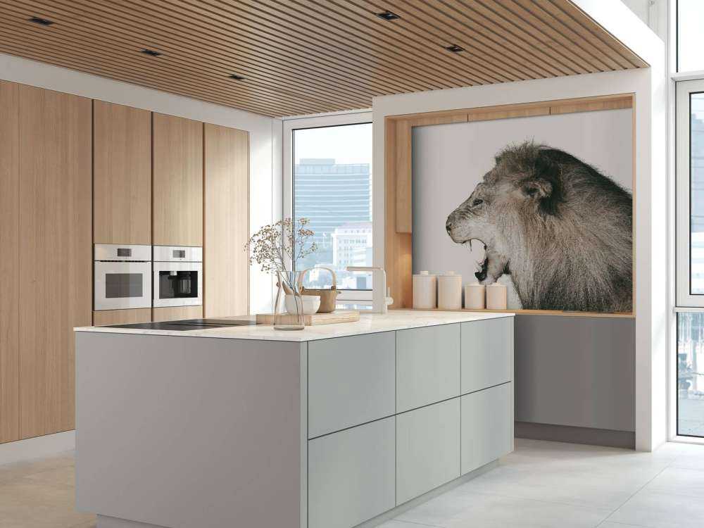 Brølende løve offwhite