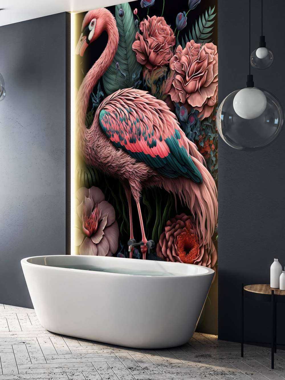 Flamingo Blomsterprakt Natt
