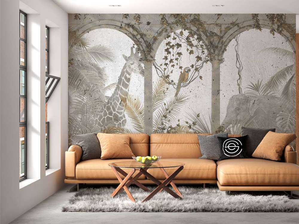 Forlatt bygning i jungelen