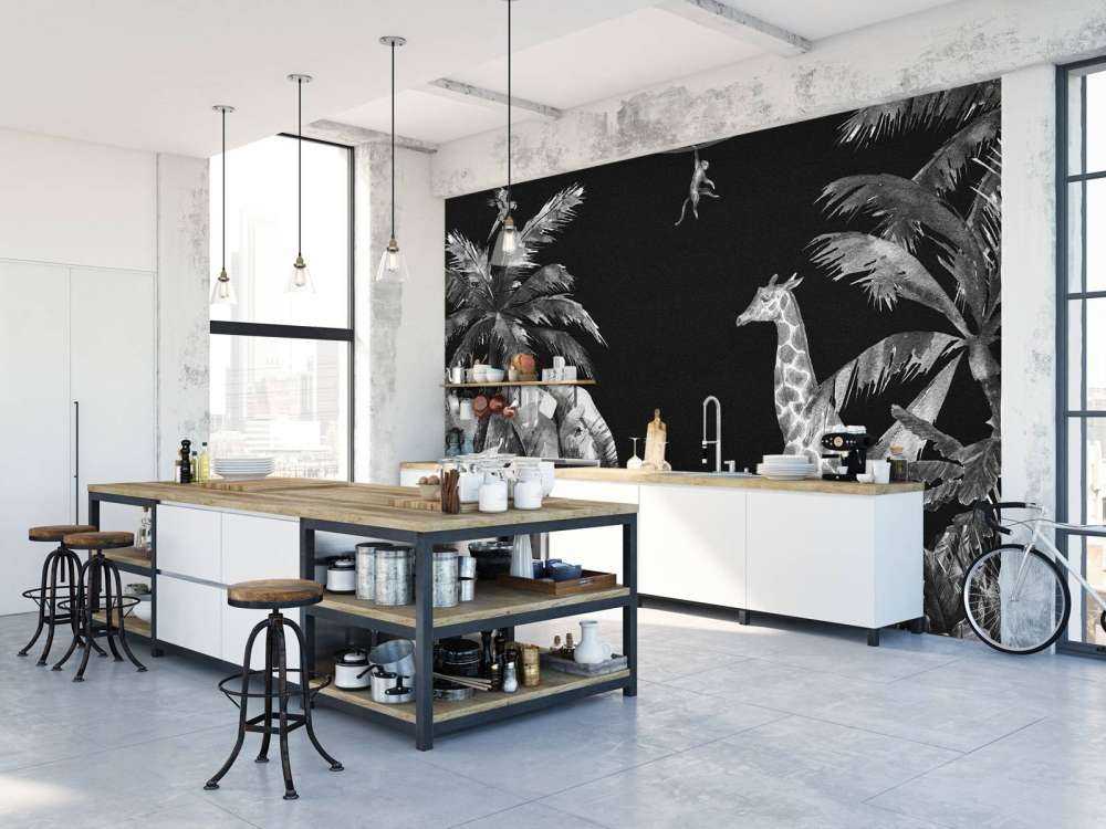 Svarte og hvite jungeldyrr