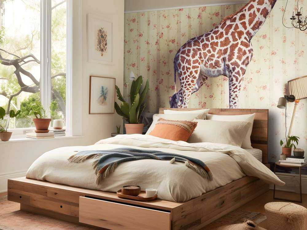 Giraffe i stuen
