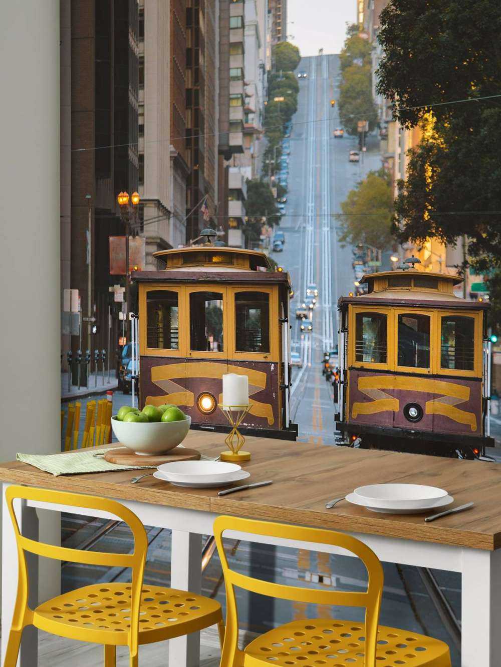 Gule trikker i San Francisco USA