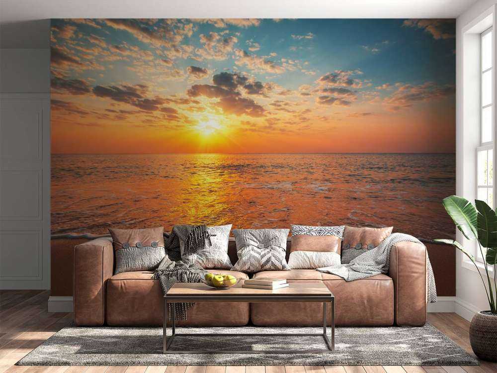 Soloppgang over havet