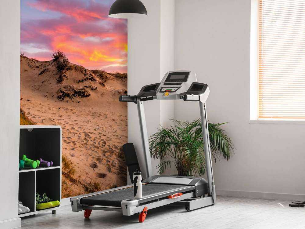 Solnedgang fra sanddynene