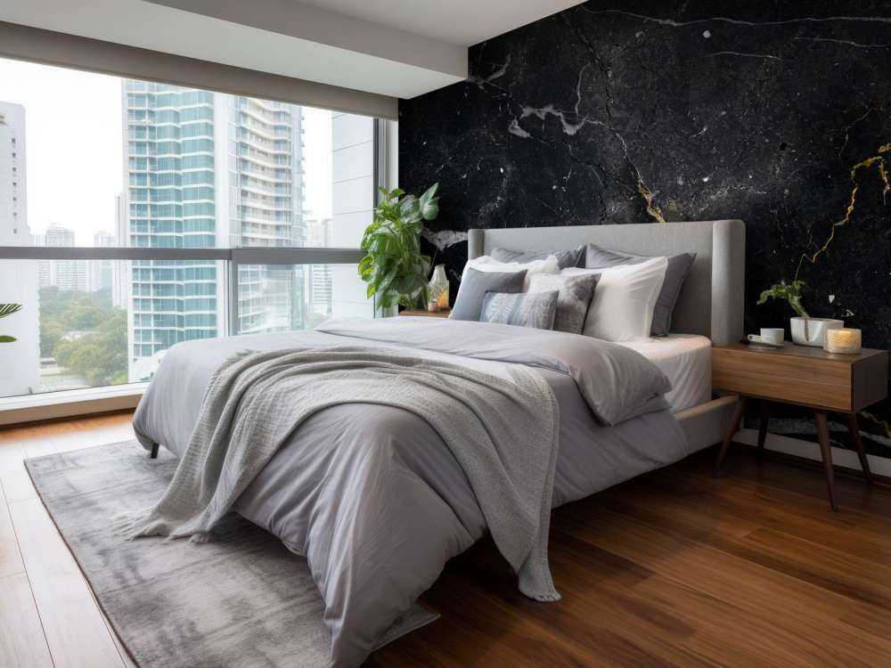 Klassisk mørk marmor