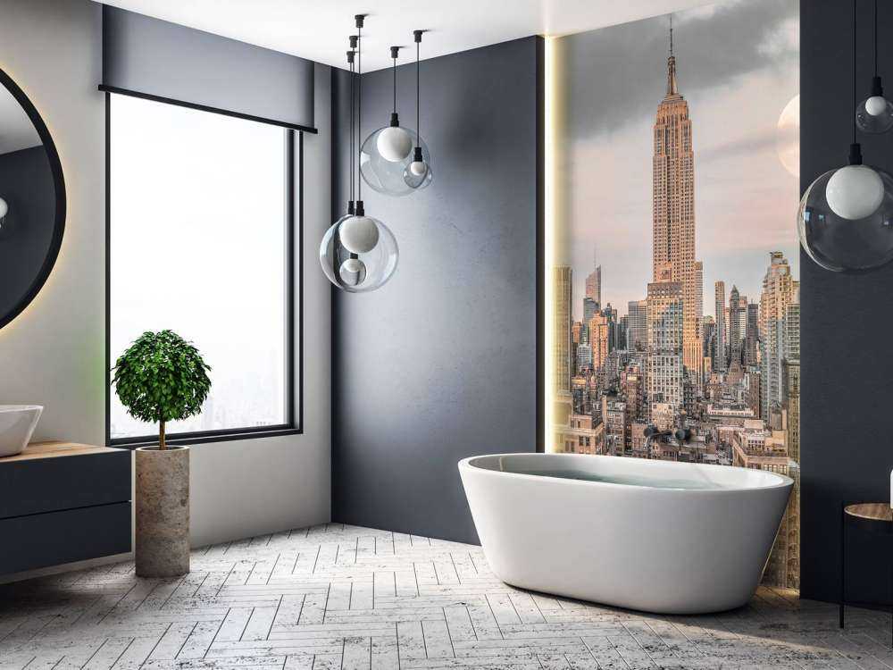 Empire State Building med skyline