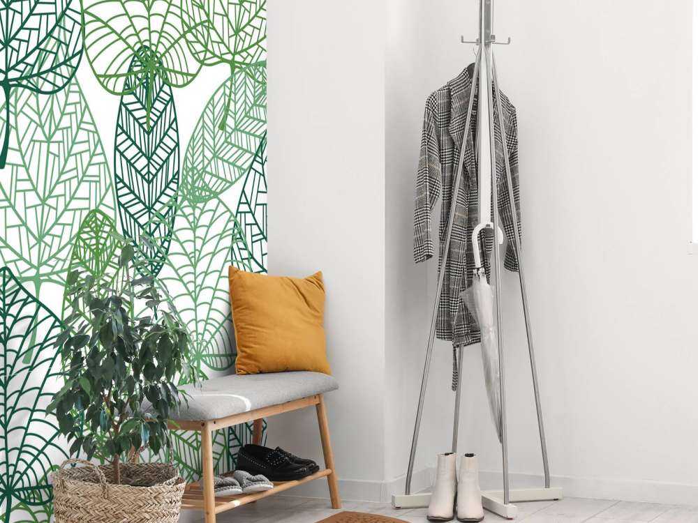 Gjennomsiktige grønne blader