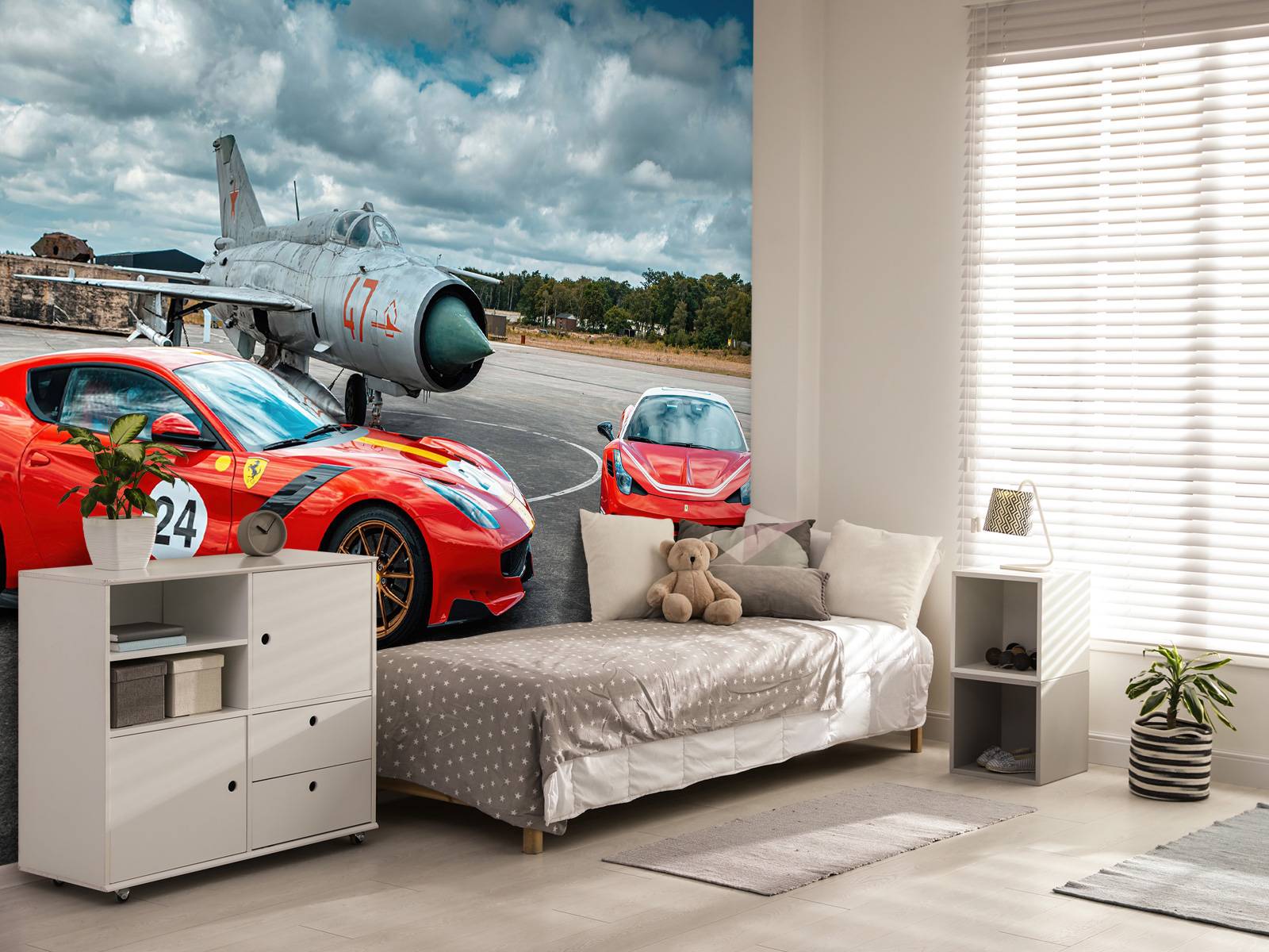 Exklusiva Ferrari och Mig-21