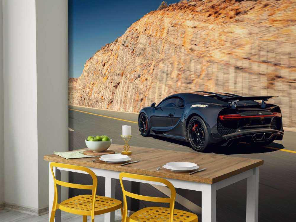 Bugatti Chiron Pur Sport i aktion