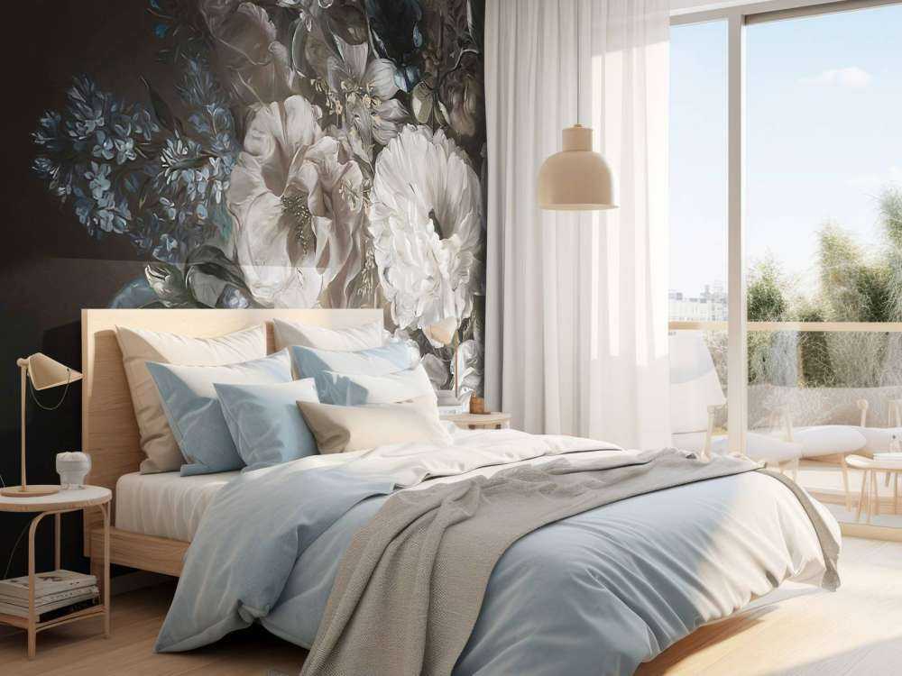 Bukett med lilac vit