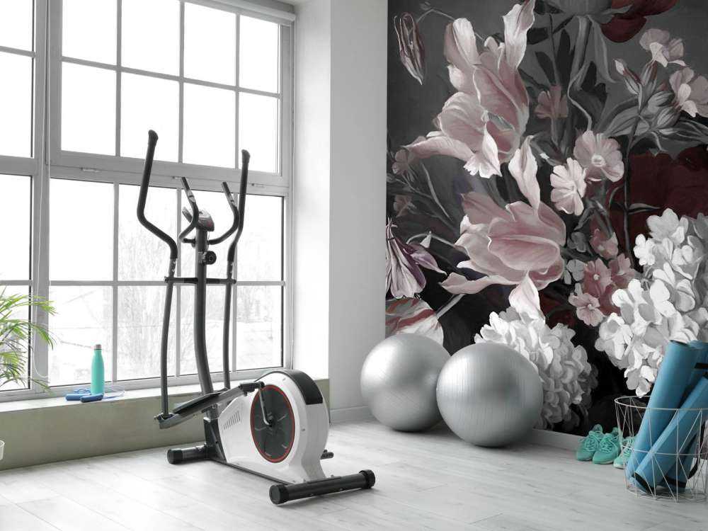 Bukett med röda tulpaner