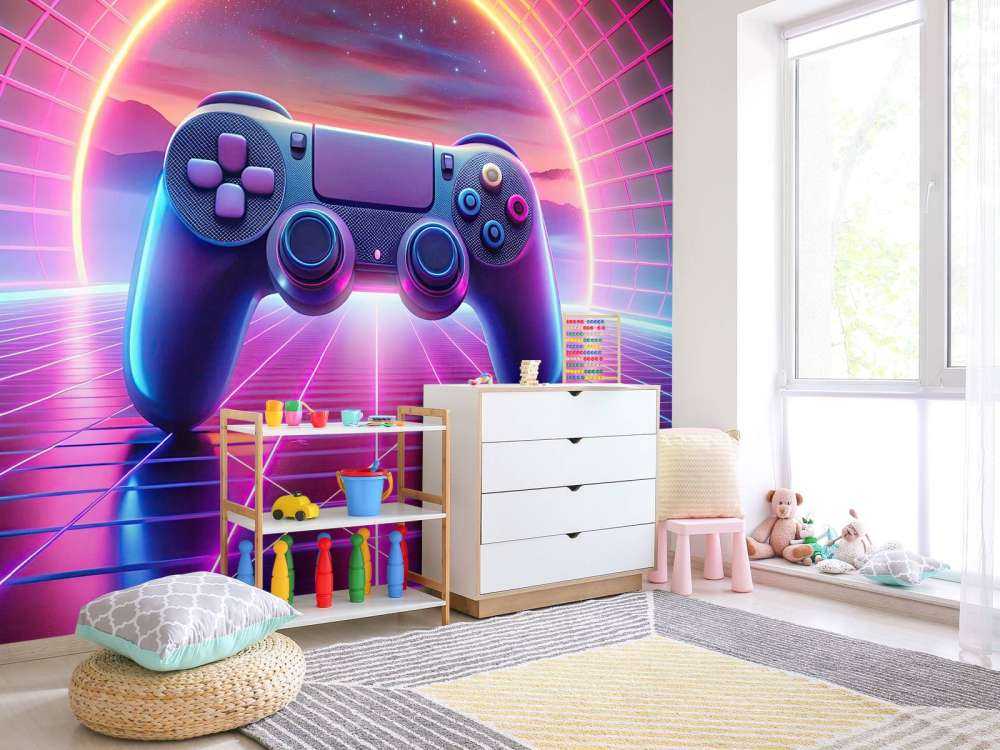 Retro Neon Spelvärld
