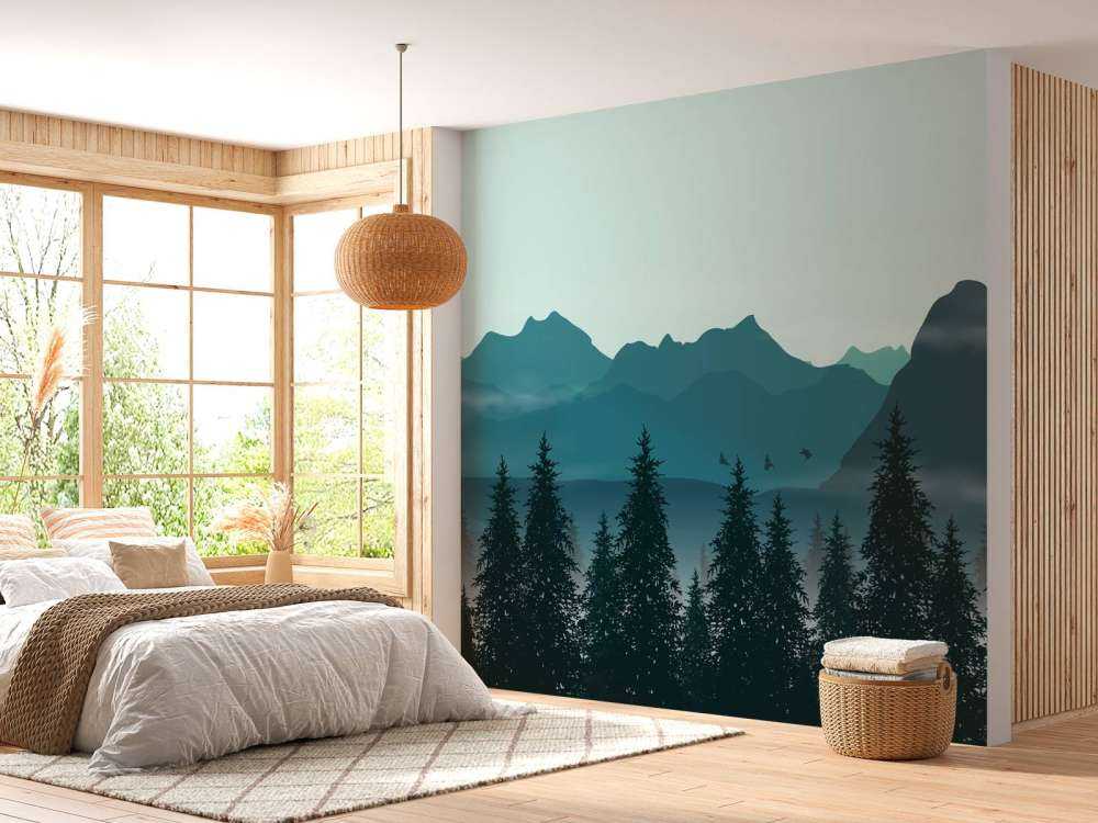 Illustration av skog