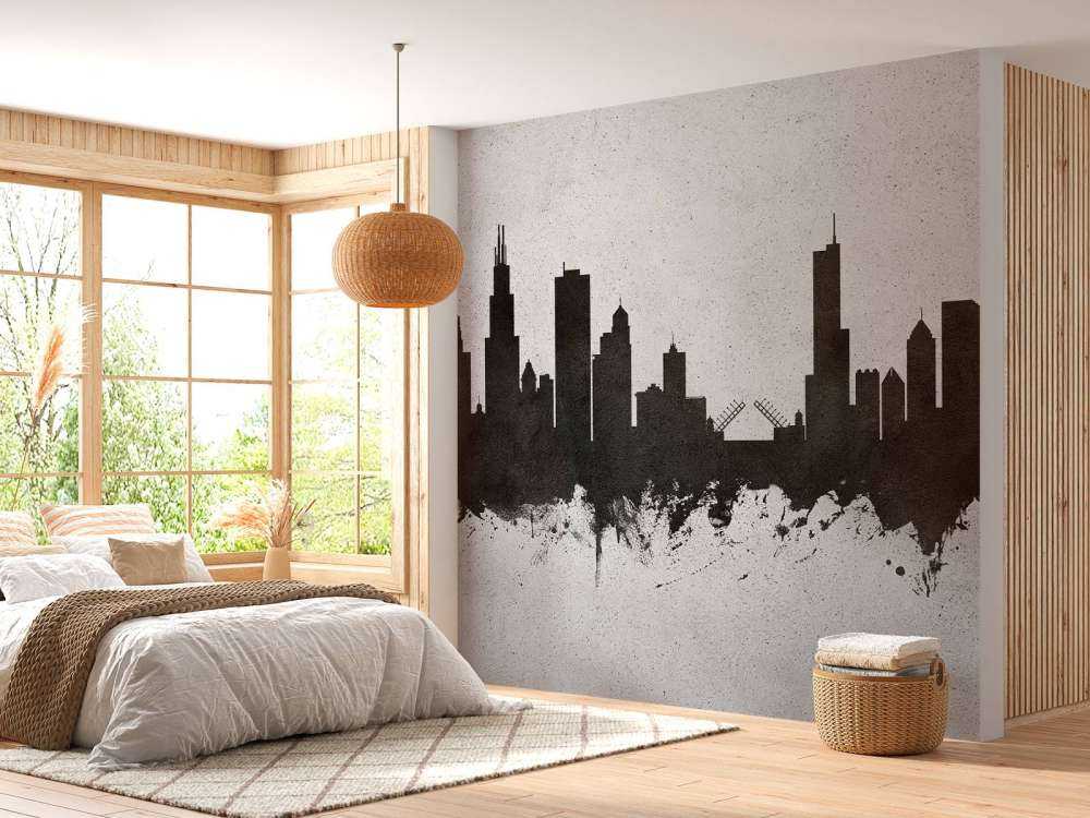 Akvarell silhuett, Chicago