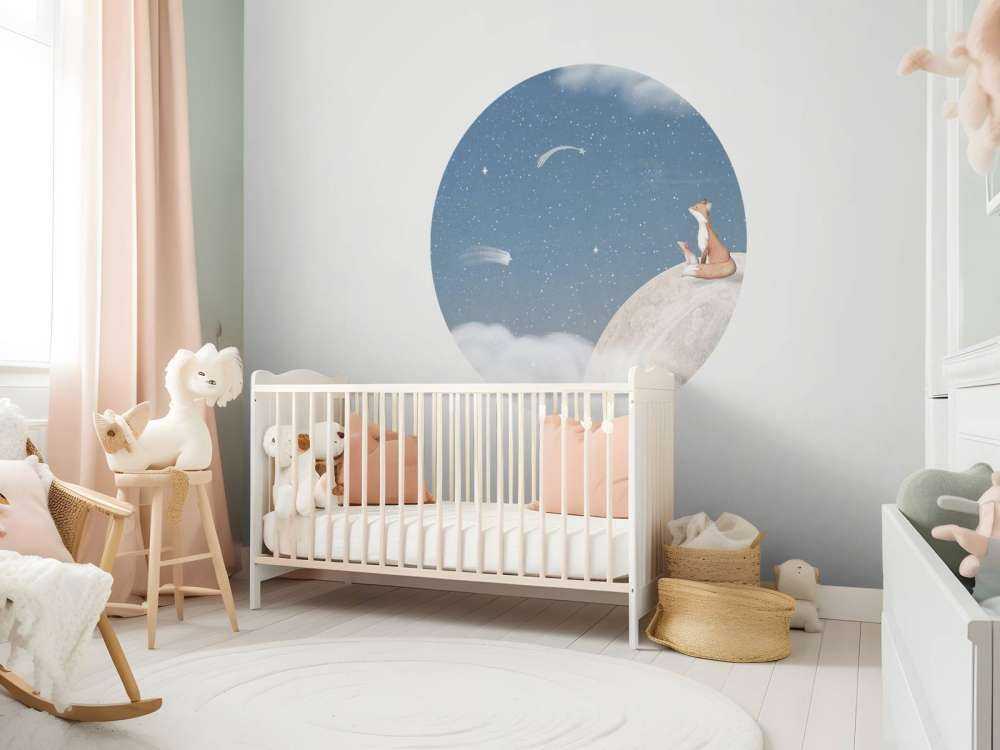 Fox on the Moon - Blue