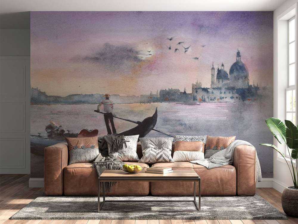 Venedig i akvarell