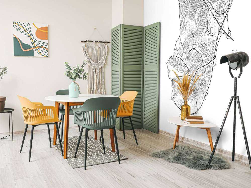 Karta över Amersfoort, vit