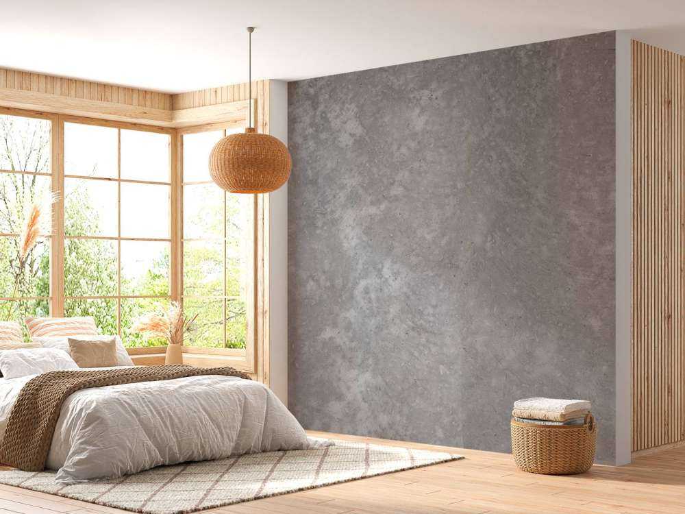 Mörk borstad betong