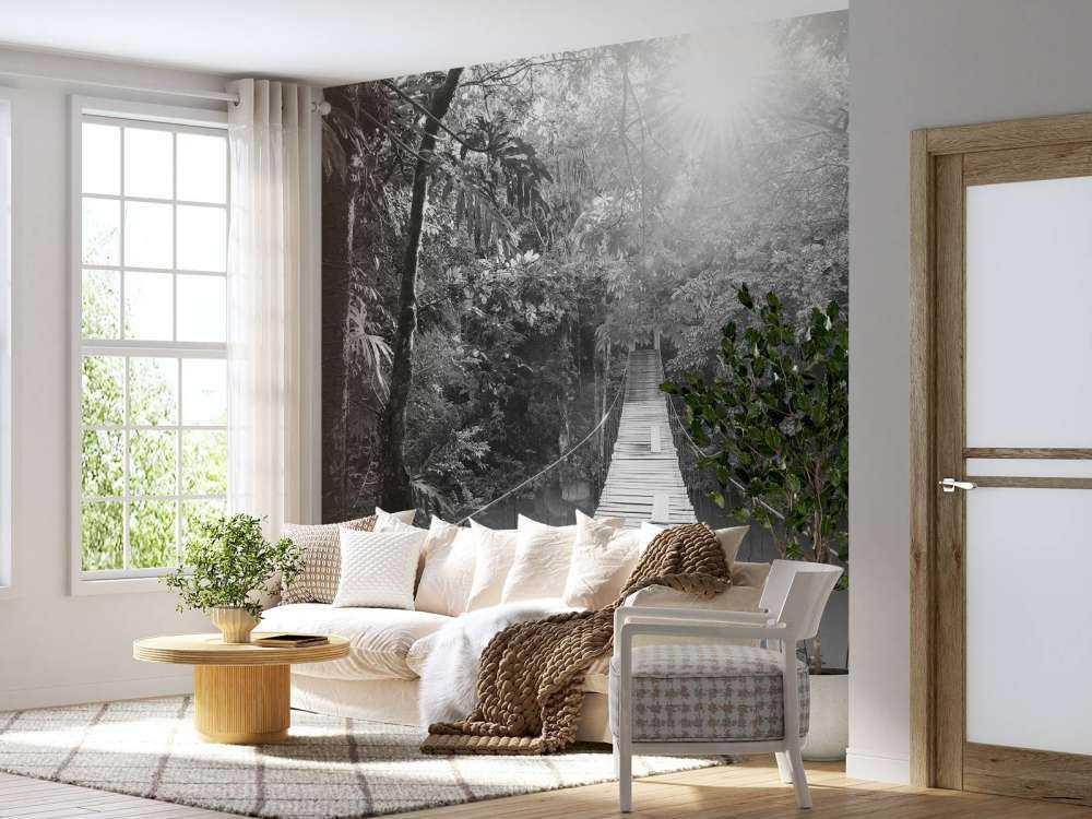 Hängbro svart och vit