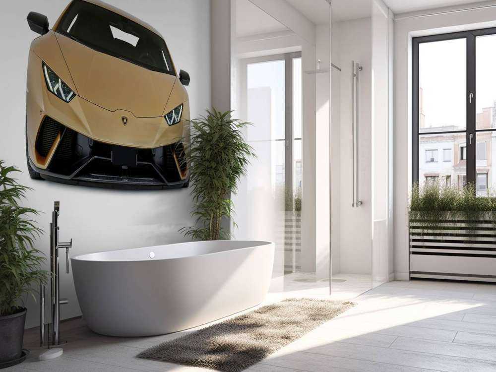 Lamborghini Huracán - Framsida, vit
