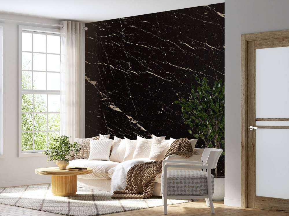 Mörk marmor med ljus struktur