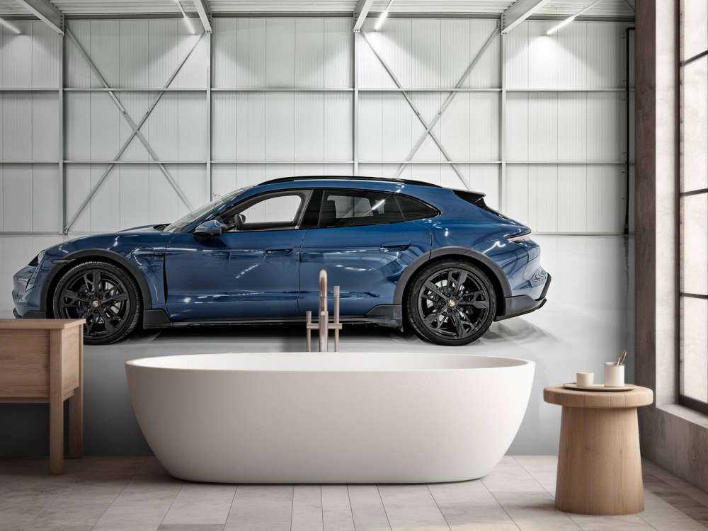 Porsche i industrihallen