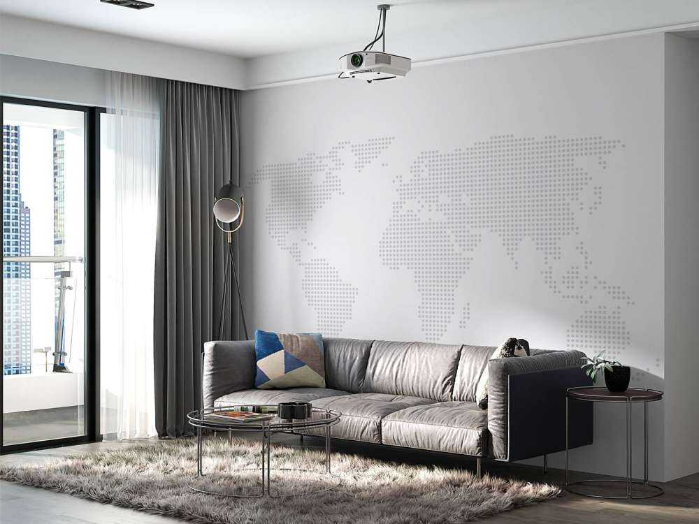 Prickad världskarta