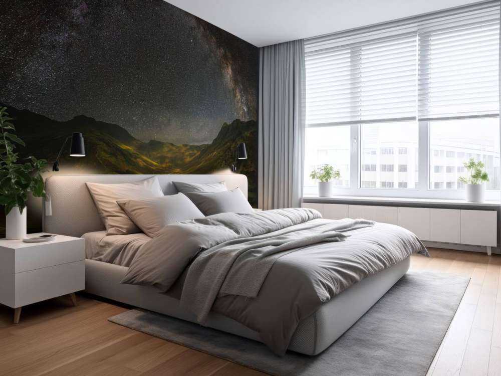 The Milky Way above Mickleden Valley - at Lake District