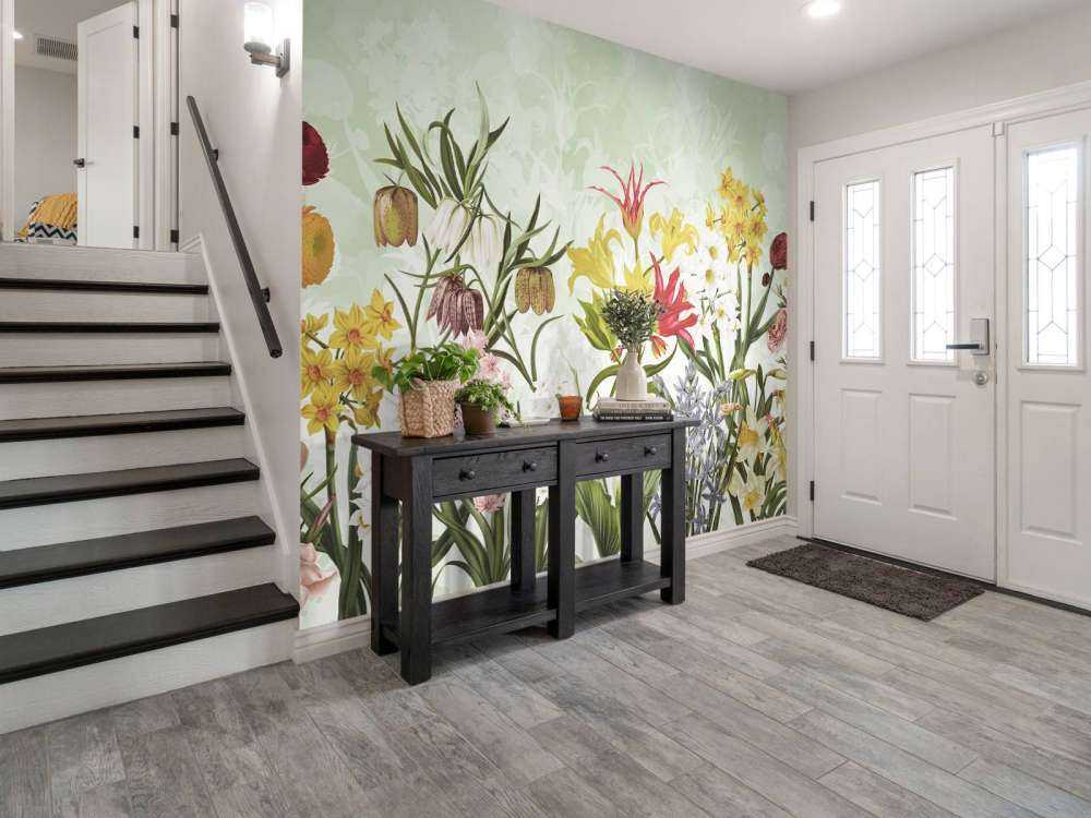 Vårblomster - Frisk Myntegrønn