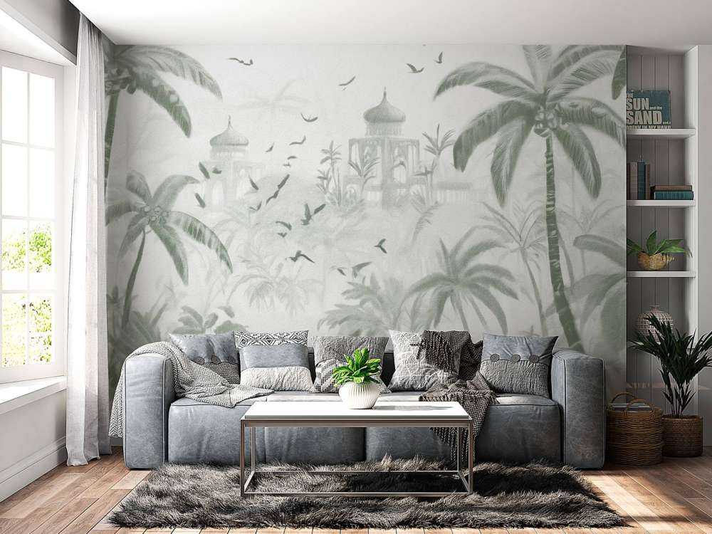 Orientalsk Hage ved Daggry, grønn