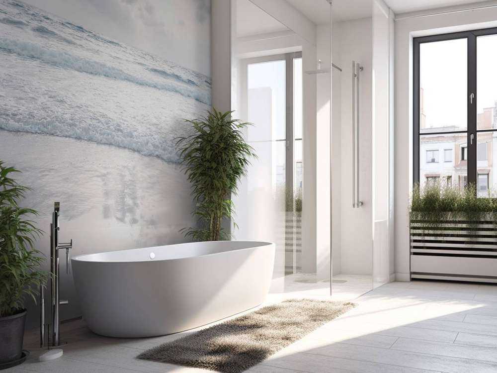 Bølger på stranden