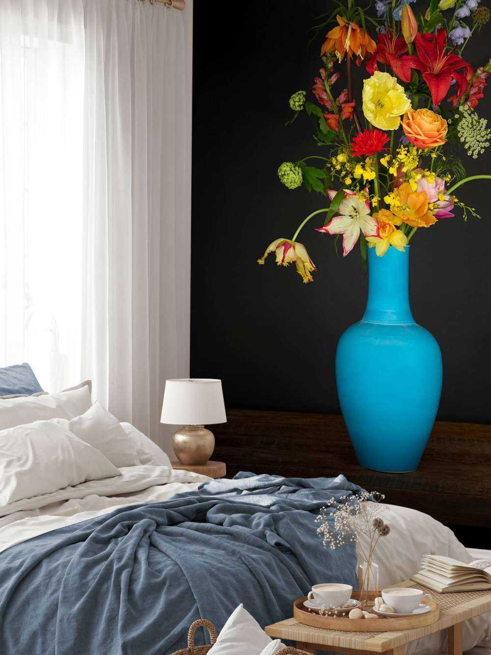 Sjenerøs blomsterbukett