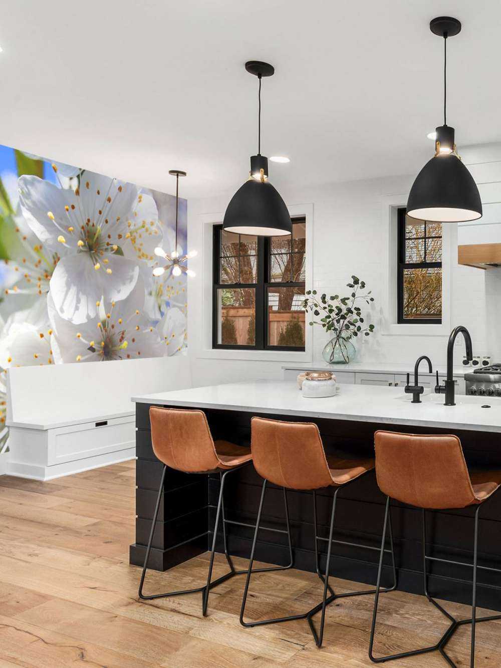 Nærbilde hvite blomster