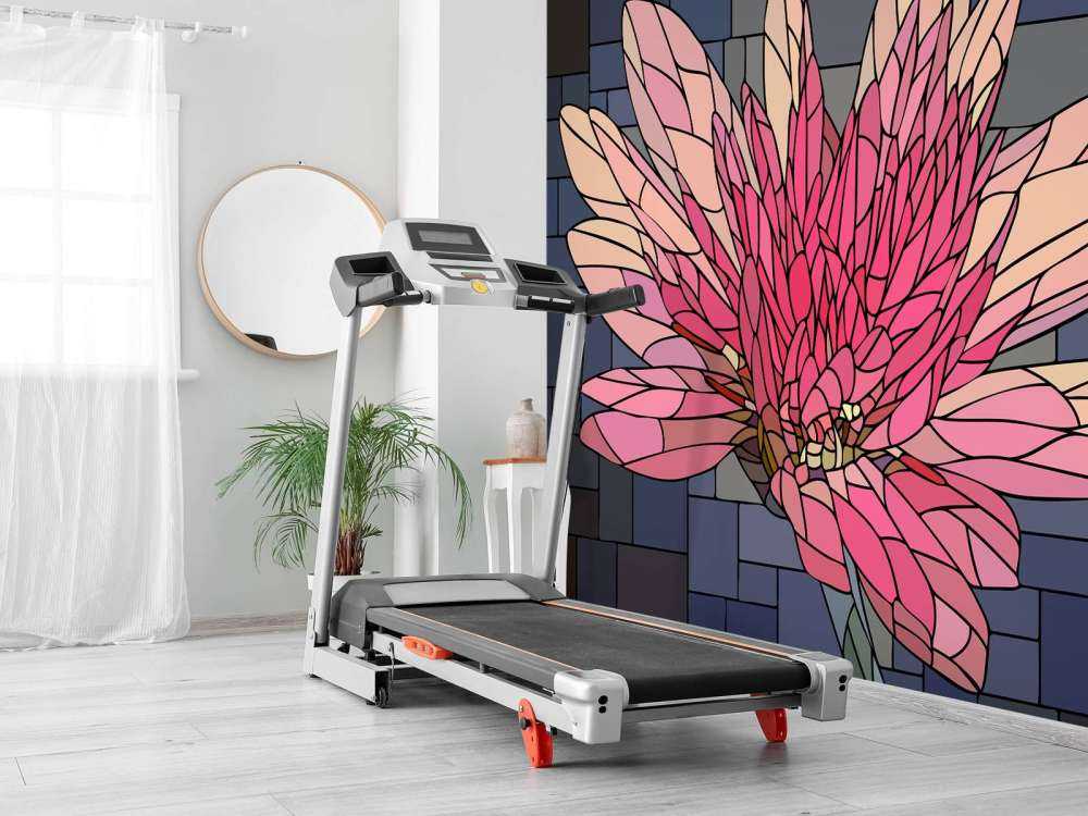 Rosa blomst i blomst