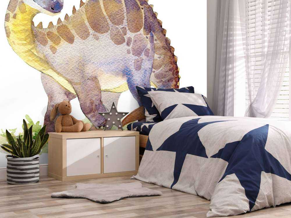 Dinosaur fra akvarell