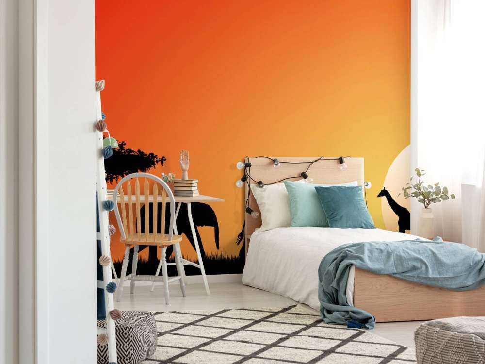 Safari ved solnedgang