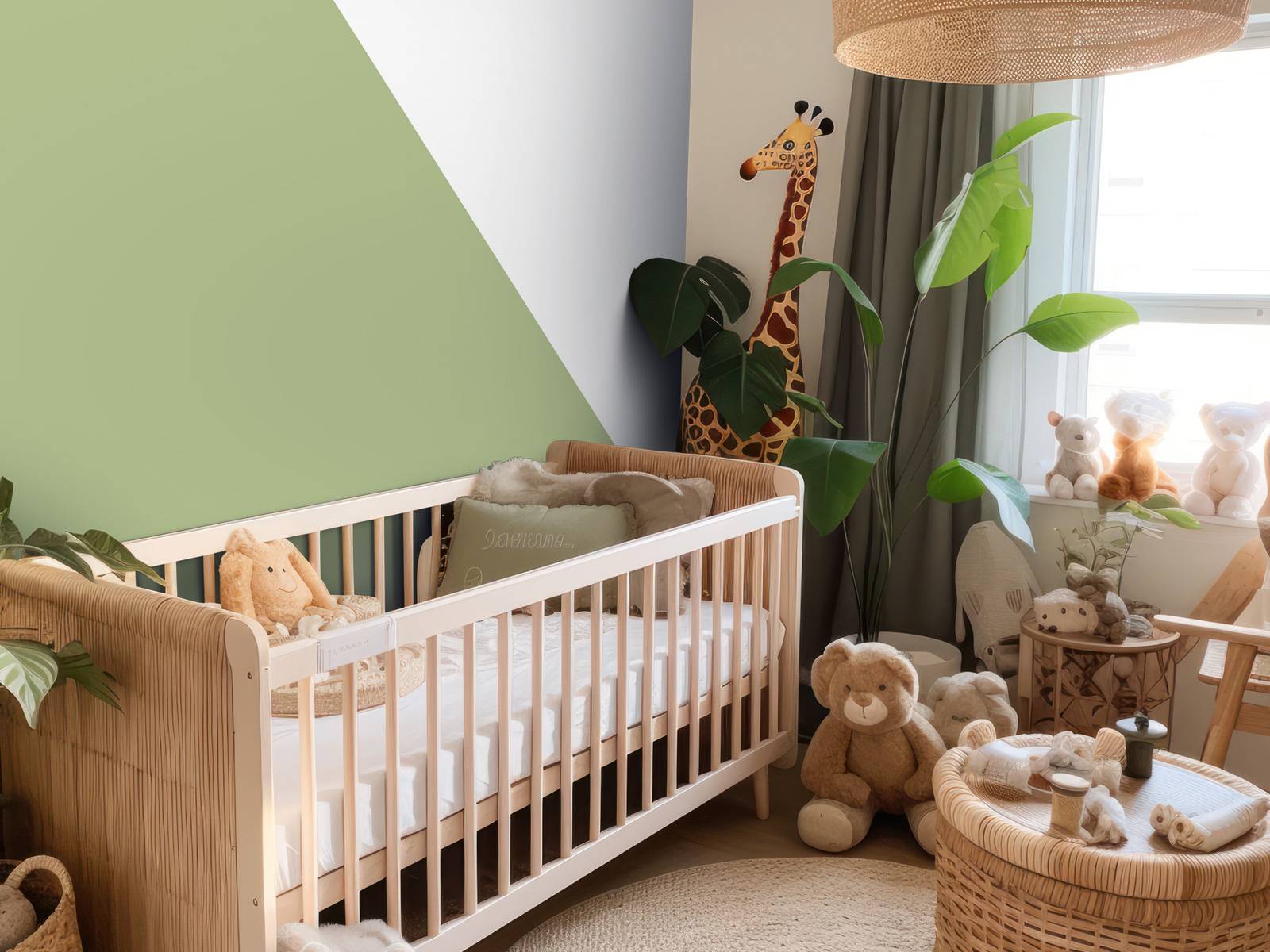 Fototapet - Trekant, lysegrønn - Tapet.com, image size:1600x1200