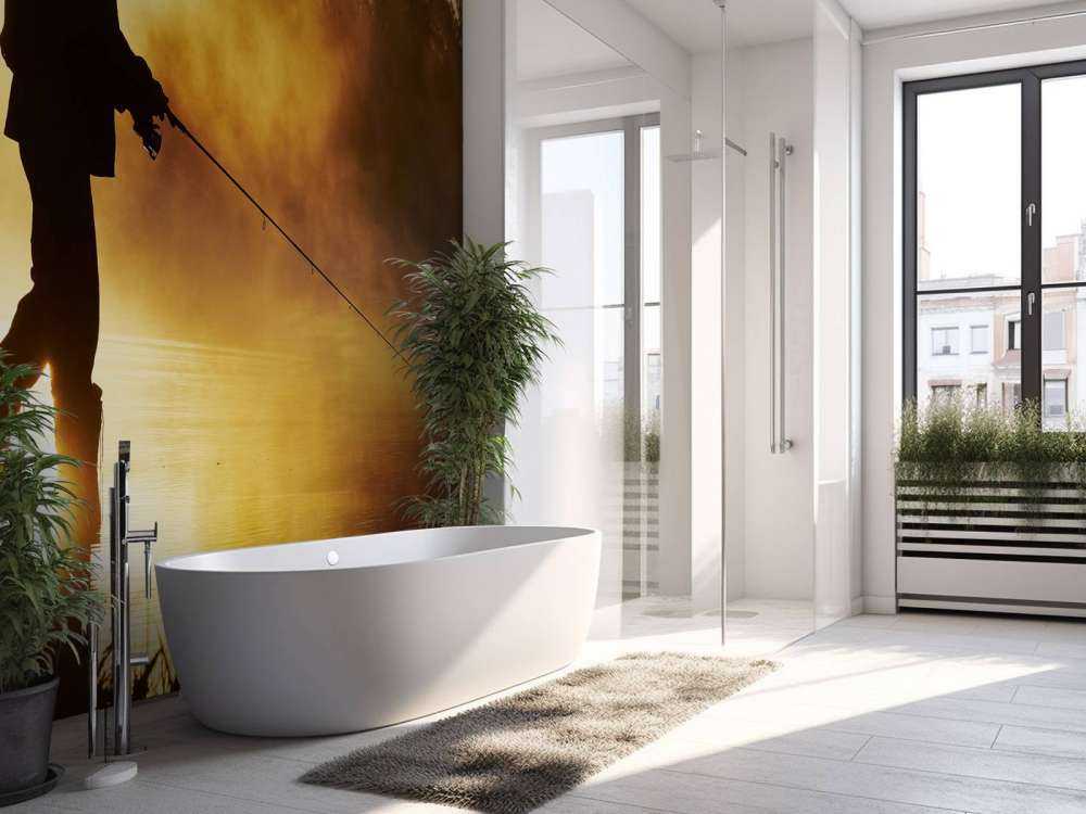 Fiske ved soloppgang