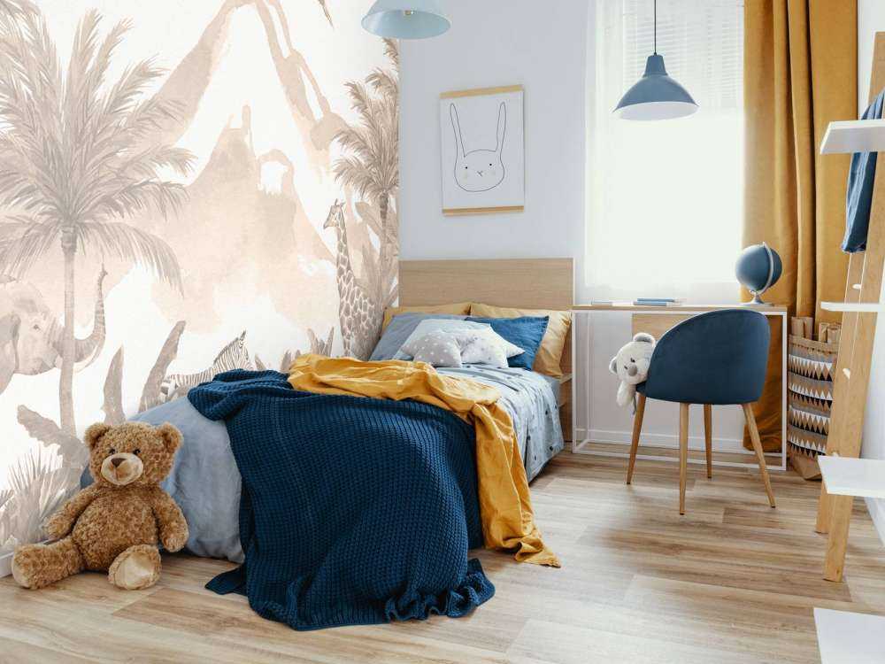 Jungeldyr i taupe