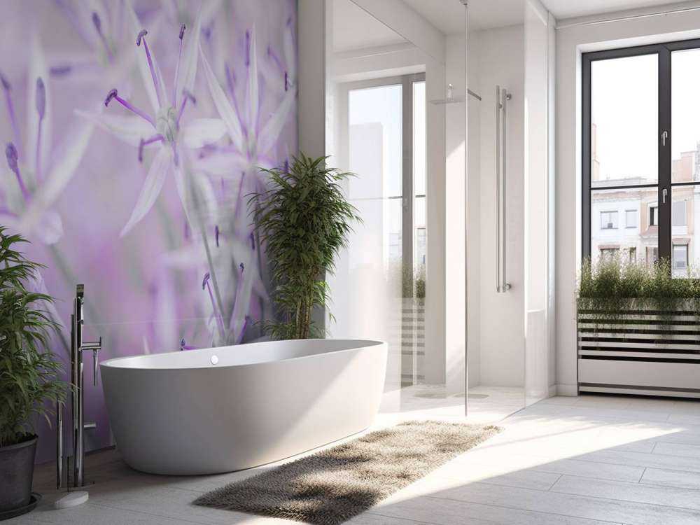 Nærbilde allium blomster