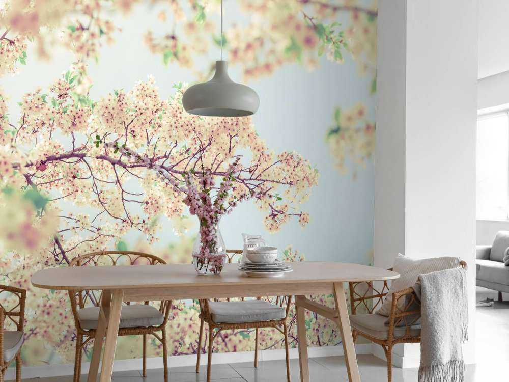vintage-look Blomster Magnolia Lett blomsterblanding