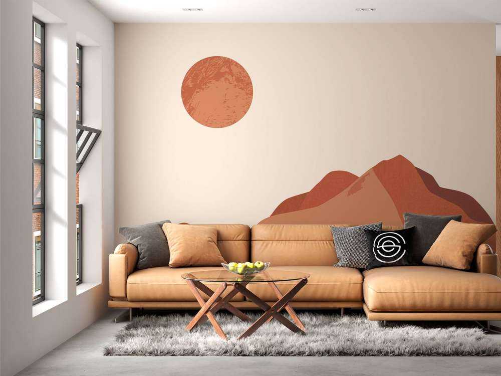 Minimalistisk landskap