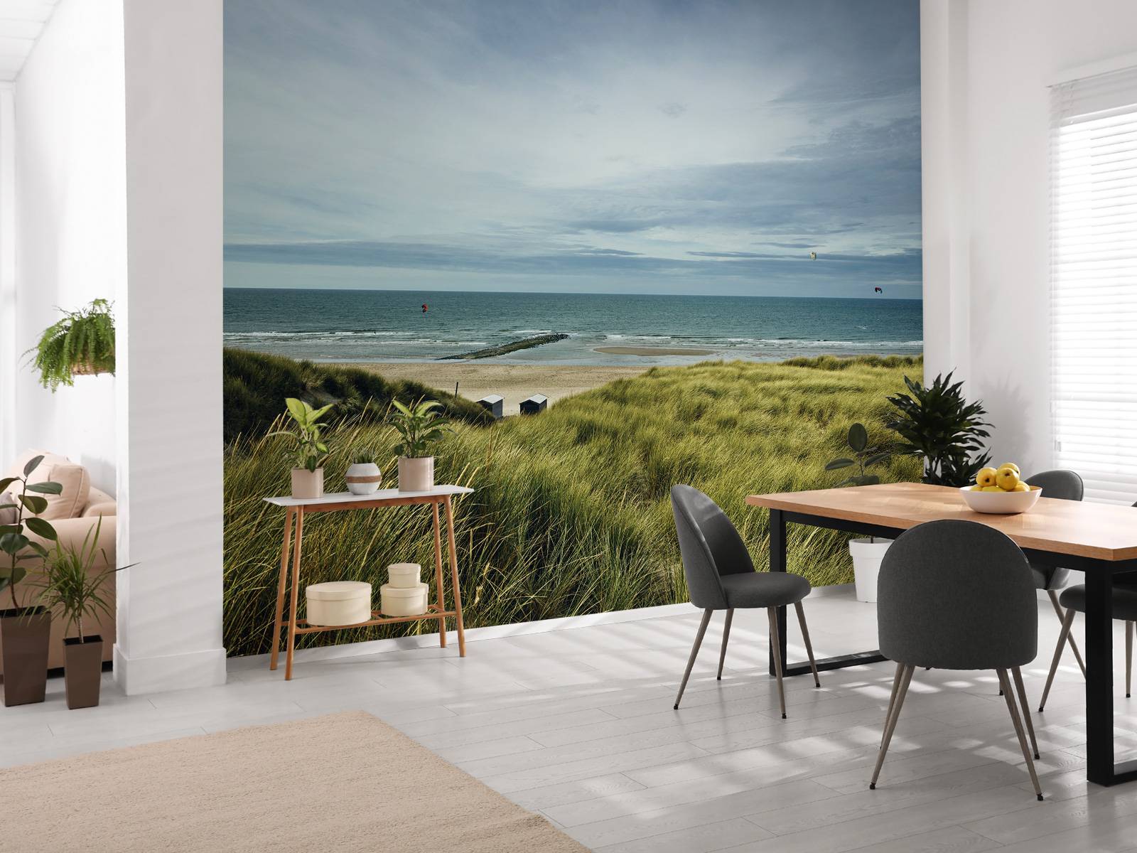 Strand fra sanddynene