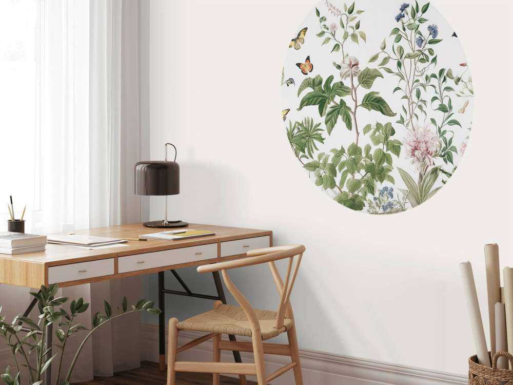 Elegant illustration av blomma