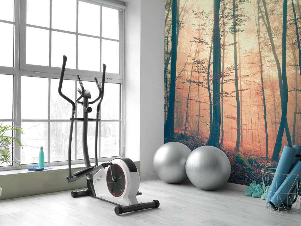 Vintage färger skog