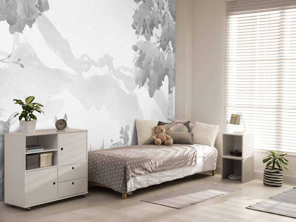 Hjortar i grå nyanser