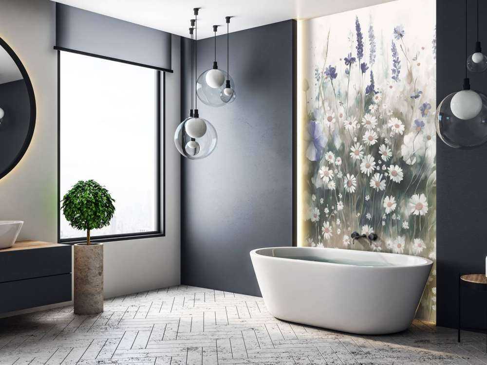 Frodig grönska av sommargrå