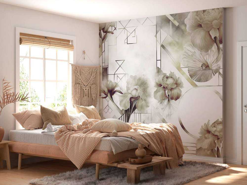 Vattenfärg Geometri Sand