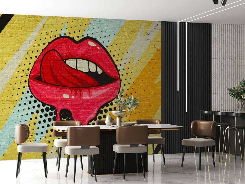 Graffiti från munnen